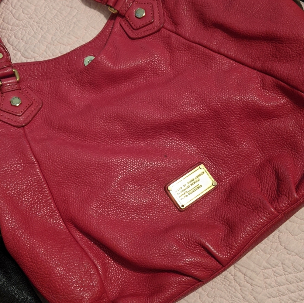 Marc by March Jacobs red Fran Q handbag